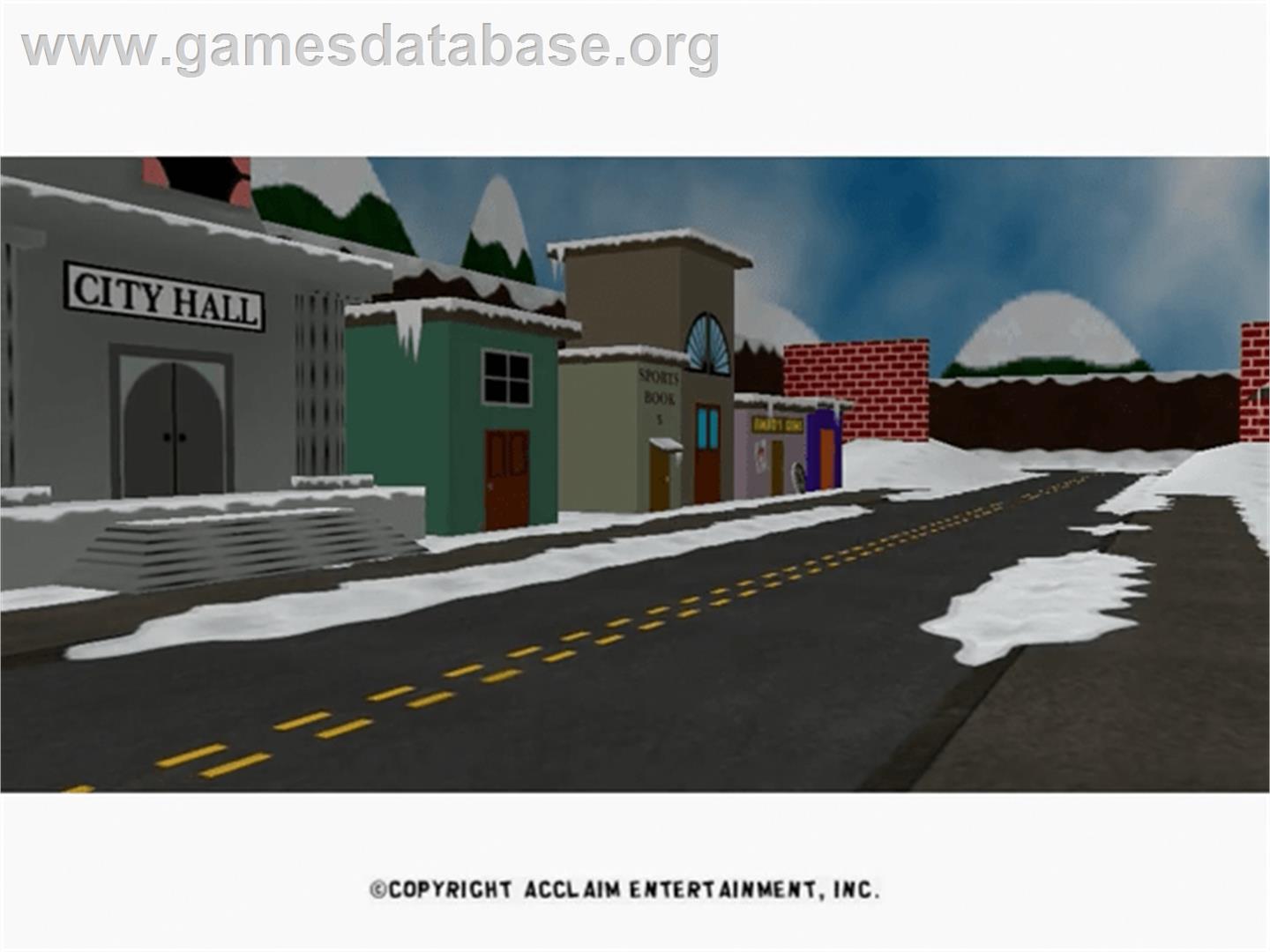 South Park Rally - Sega Dreamcast - Artwork - Title Screen