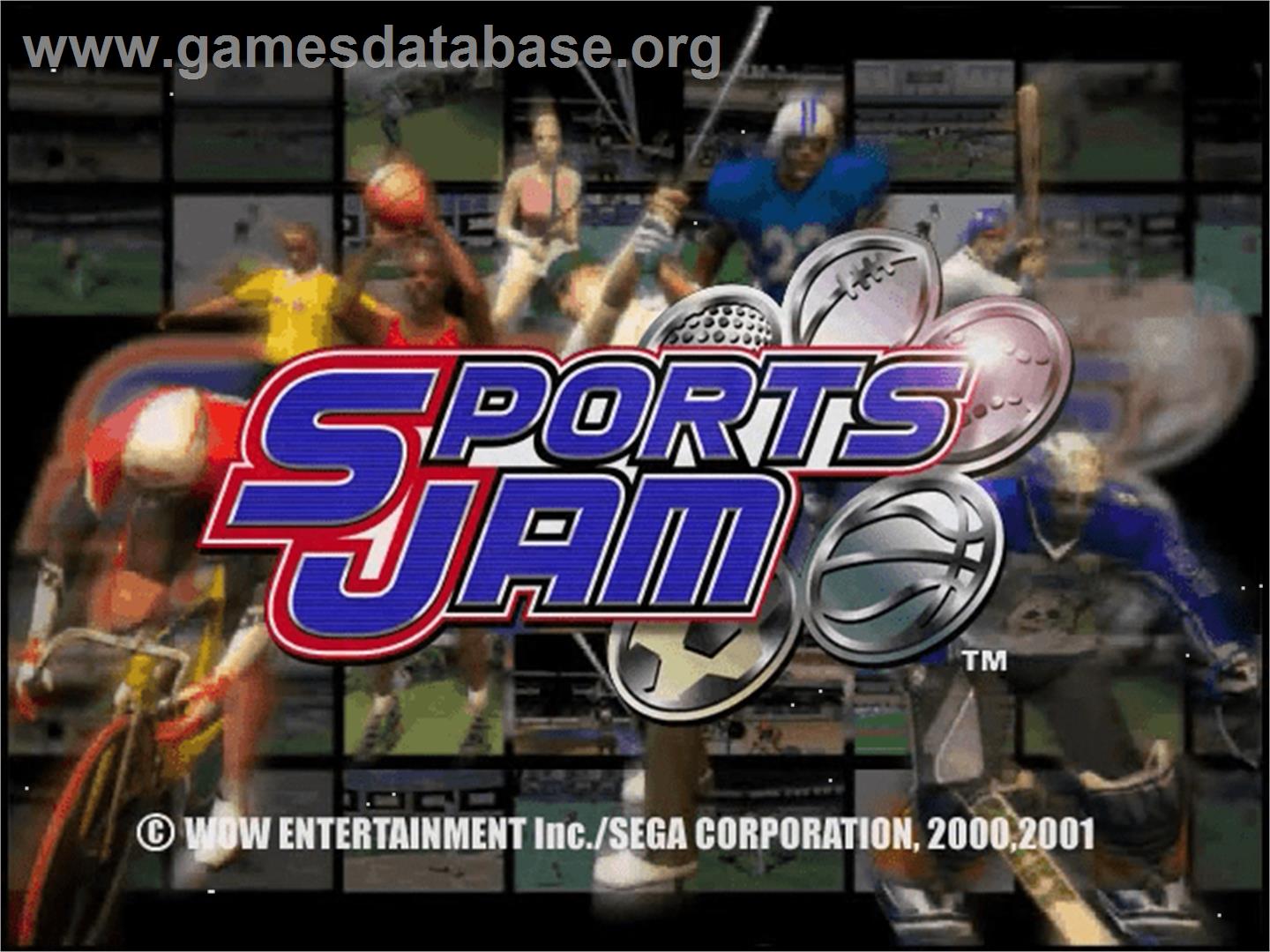 Sports Jam - Sega Dreamcast - Artwork - Title Screen