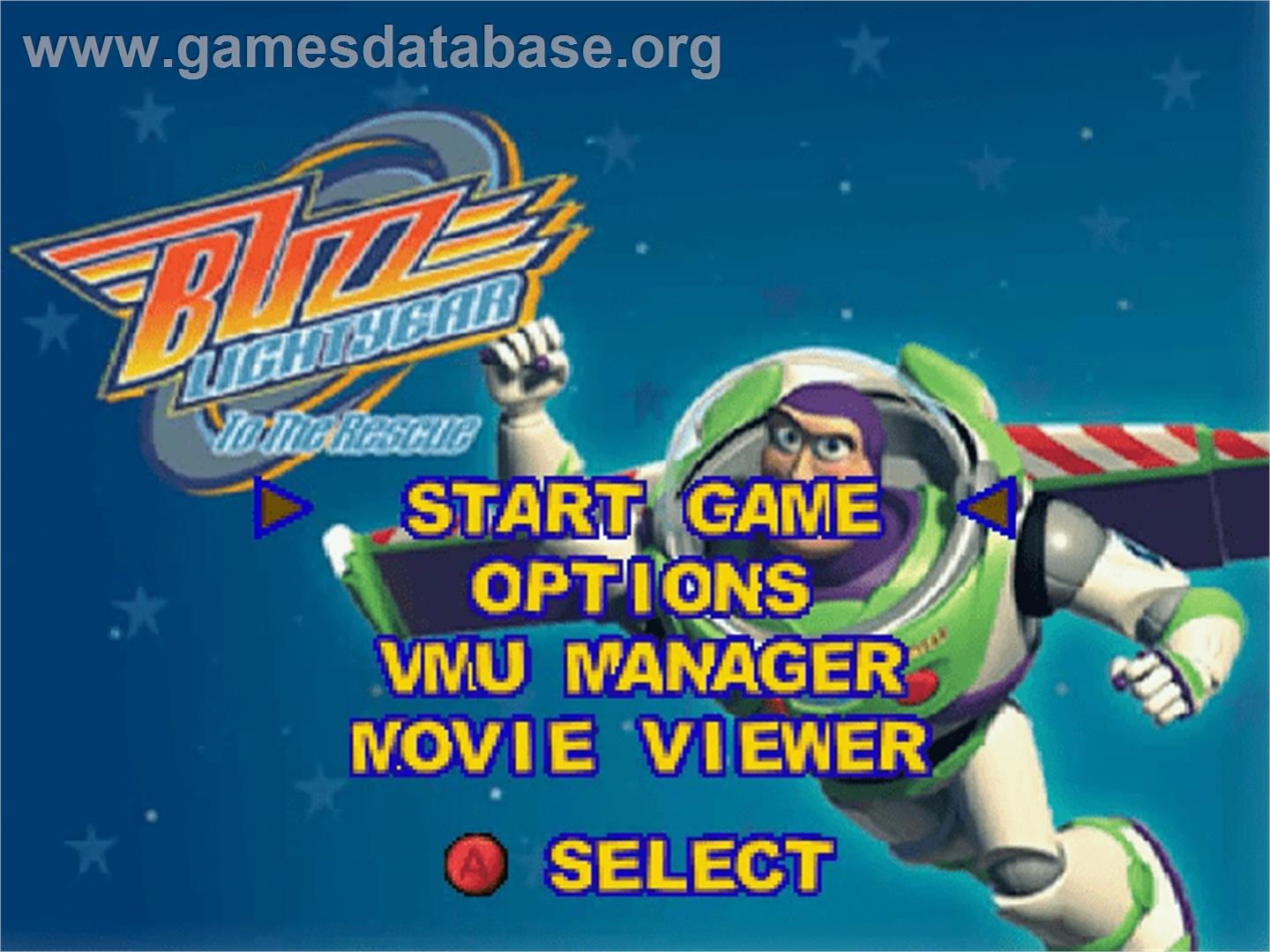 Toy Story 2: Buzz Lightyear to the Rescue - Sega Dreamcast - Artwork - Title Screen