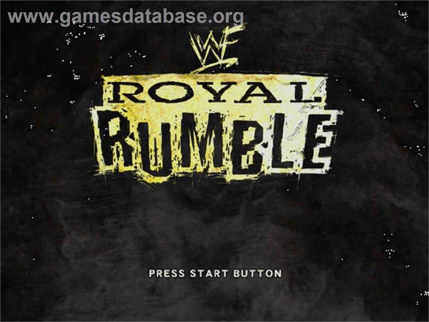 WWF Royal Rumble - Sega Dreamcast - Artwork - Title Screen