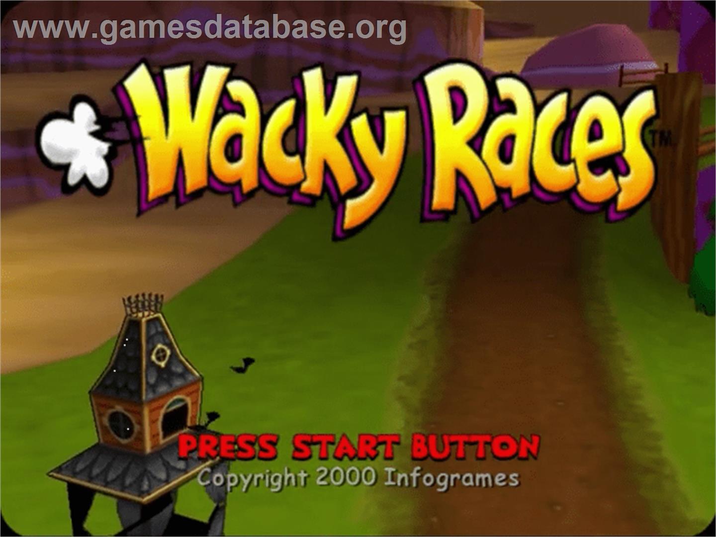 Wacky Races - Sega Dreamcast - Artwork - Title Screen