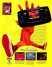 Advert for Disney's Aladdin on the Microsoft Windows.