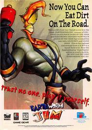 Advert for Earthworm Jim on the Microsoft Xbox 360.