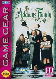 Box cover for Addams Family, The on the Sega Game Gear.