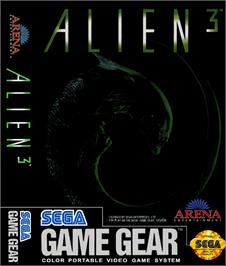 Box cover for Alien³ on the Sega Game Gear.