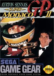 Box cover for Ayrton Senna's Super Monaco Gp 2 on the Sega Game Gear.