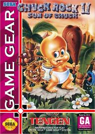 Box cover for Chuck Rock 2 on the Sega Game Gear.