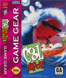 Box cover for Cool Spot on the Sega Game Gear.