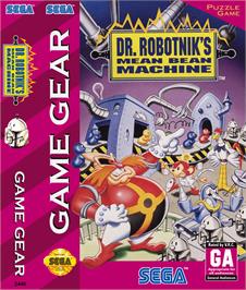 Box cover for Dr. Robotnik's Mean Bean Machine on the Sega Game Gear.