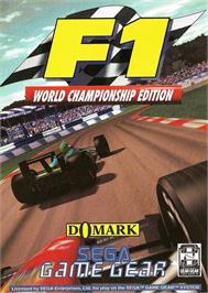 Box cover for F1 - World Championship Edition on the Sega Game Gear.