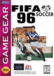 Box cover for FIFA Soccer 96 on the Sega Game Gear.