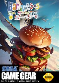 Box cover for Hamburgers En Route to Switzerland on the Sega Game Gear.