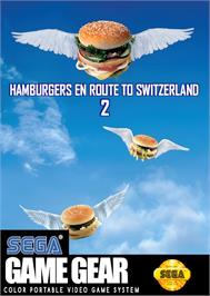 Box cover for Hamburgers en Route to Switzerland 2 on the Sega Game Gear.