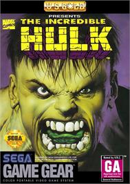 Box cover for Incredible Hulk, The on the Sega Game Gear.