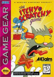 Box cover for Itchy And Scratchy Game, The on the Sega Game Gear.