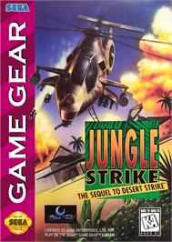 Box cover for Jungle Strike on the Sega Game Gear.
