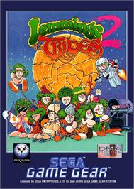 Box cover for Lemmings 2 - The Tribes on the Sega Game Gear.