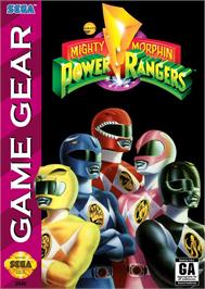 Box cover for Mighty Morphin Power Rangers on the Sega Game Gear.