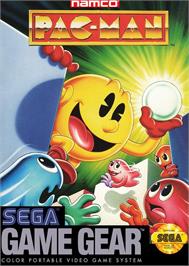Box cover for Pac-man on the Sega Game Gear.