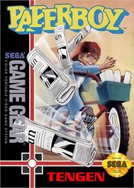 Box cover for Paperboy on the Sega Game Gear.