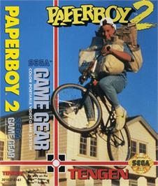 Box cover for Paperboy 2 on the Sega Game Gear.