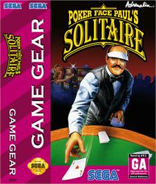 Box cover for Poker Face Paul's Solitaire on the Sega Game Gear.