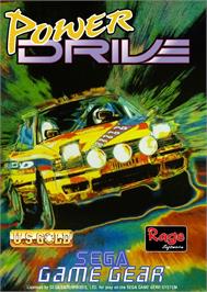 Box cover for Power Drive on the Sega Game Gear.