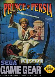 Box cover for Prince Of Persia on the Sega Game Gear.