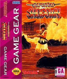 Box cover for Samurai Shodown / Samurai Spirits on the Sega Game Gear.