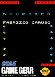 Box cover for Shuriken on the Sega Game Gear.