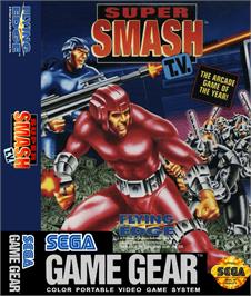 Box cover for Smash T.V. on the Sega Game Gear.