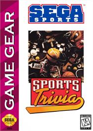 Box cover for Sports Trivia on the Sega Game Gear.