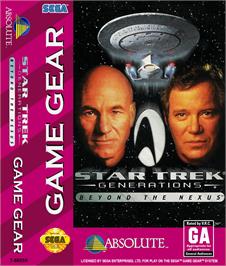 Box cover for Star Trek Generations - Beyond the Nexus on the Sega Game Gear.