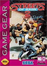 Box cover for Streets Of Rage 2 on the Sega Game Gear.