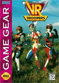 Box cover for VR Troopers on the Sega Game Gear.