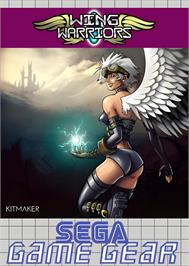 Box cover for WingWarriors on the Sega Game Gear.