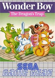 Box cover for Wonder Boy - The Dragon's Trap on the Sega Game Gear.