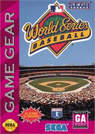 Box cover for World Series Baseball on the Sega Game Gear.
