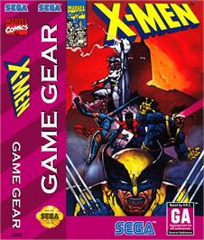 Box cover for X-Men: Gamesmaster's Legacy on the Sega Game Gear.