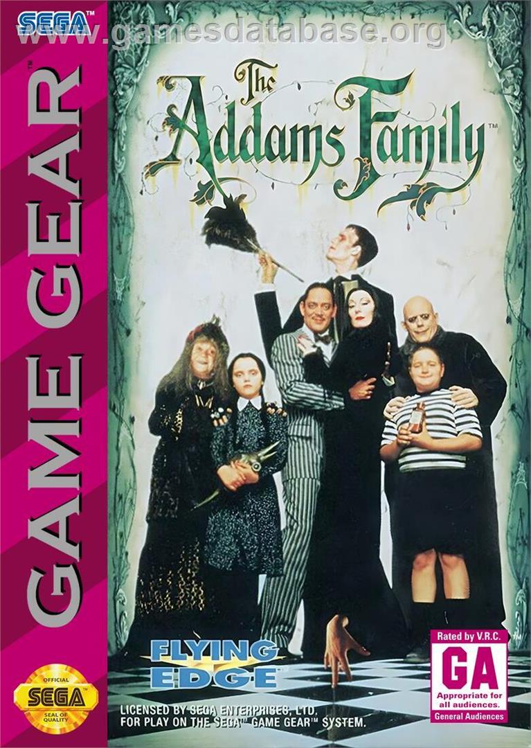 Addams Family, The - Sega Game Gear - Artwork - Box