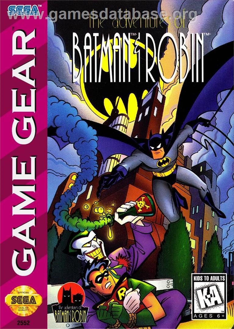 Adventures Of Batman And Robin, The - Sega Game Gear - Artwork - Box