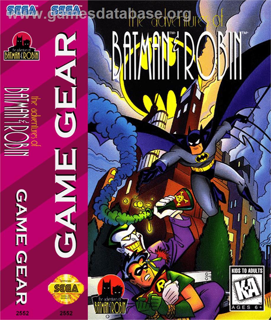 Adventures of Batman and Robin - Sega Game Gear - Artwork - Box