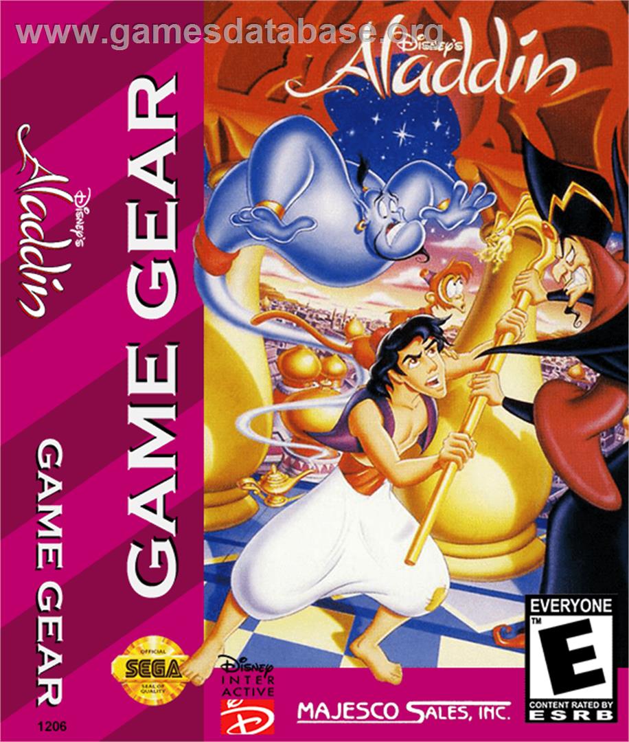 Aladdin - Sega Game Gear - Artwork - Box