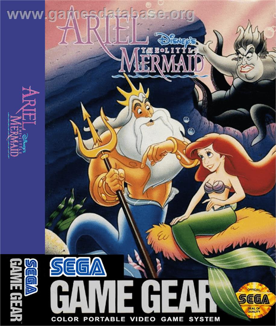 Ariel the Little Mermaid - Sega Game Gear - Artwork - Box