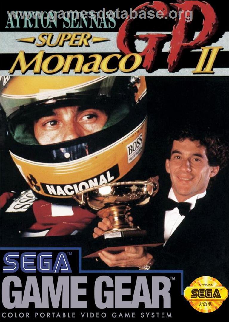Ayrton Senna's Super Monaco Gp 2 - Sega Game Gear - Artwork - Box