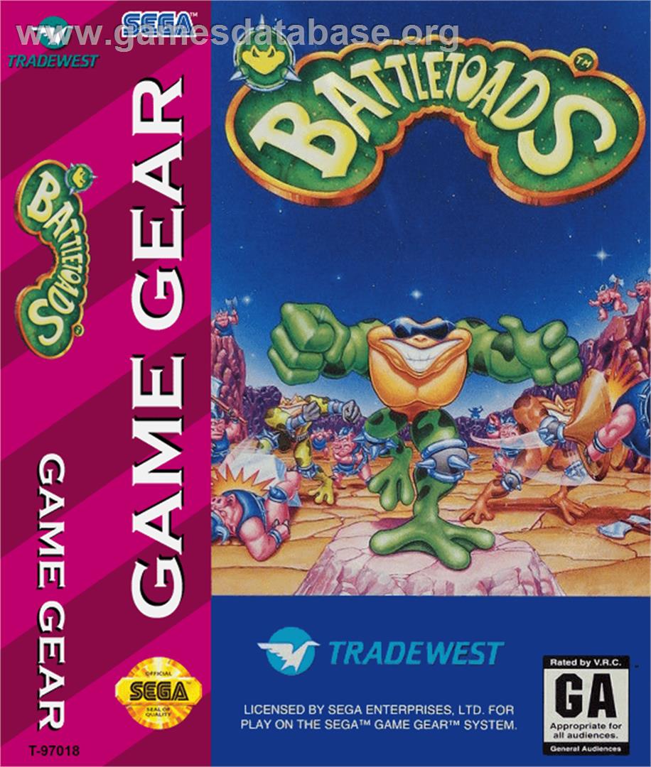 Battle Toads - Sega Game Gear - Artwork - Box
