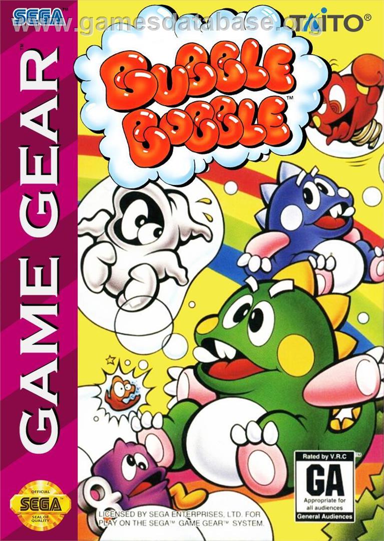 Bubble Bobble - Sega Game Gear - Artwork - Box