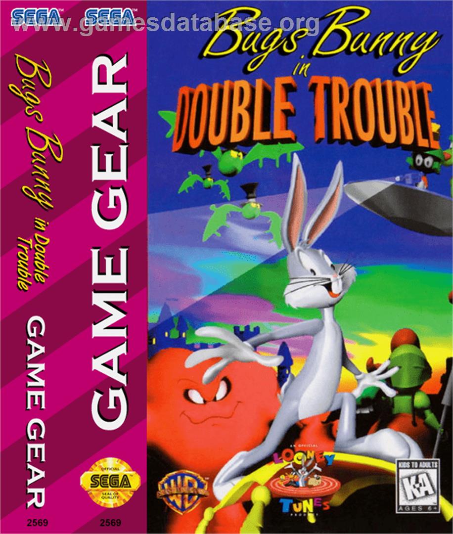 Bugs Bunny in Double Trouble - Sega Game Gear - Artwork - Box