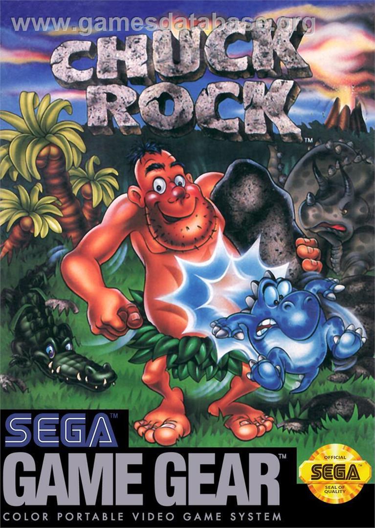 Chuck Rock - Sega Game Gear - Artwork - Box
