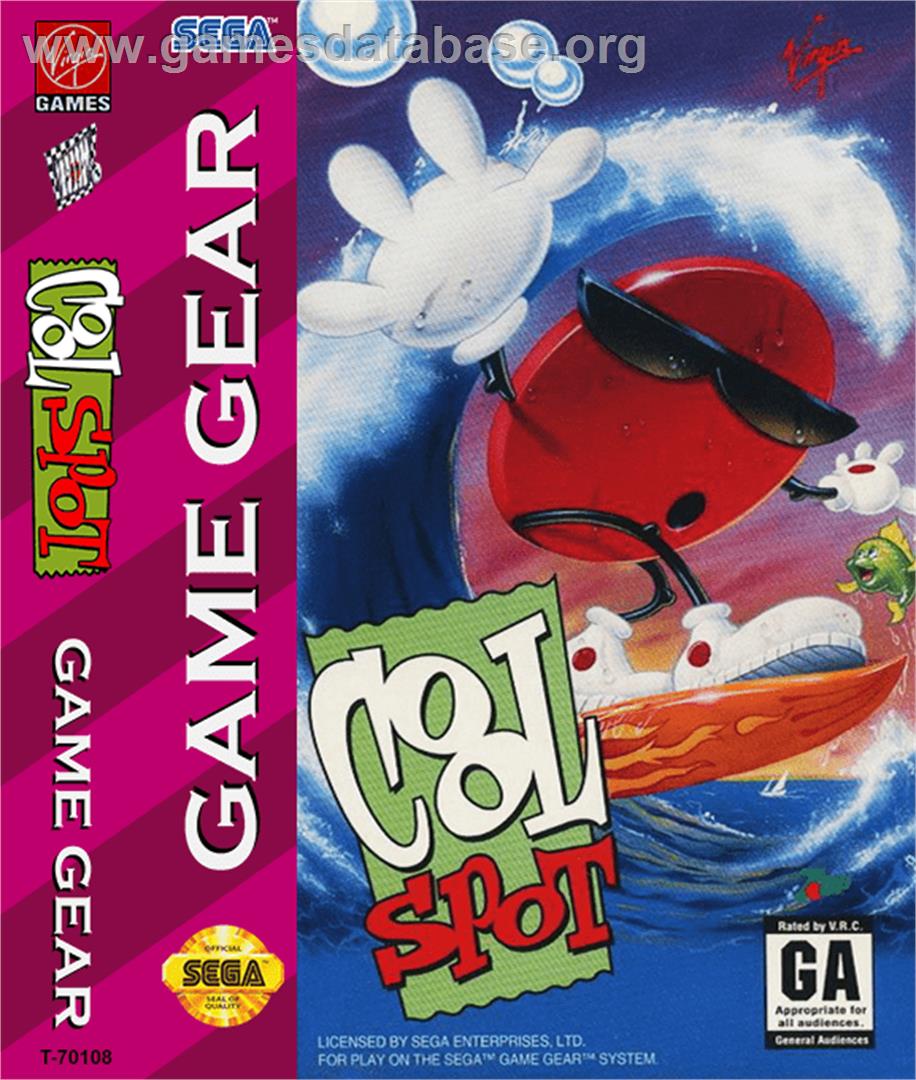 Cool Spot - Sega Game Gear - Artwork - Box
